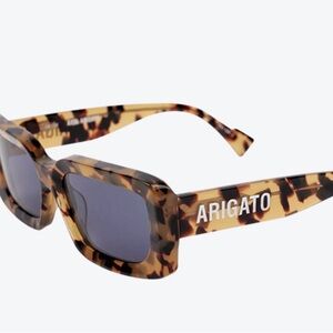Axel Arigato Tortoiseshell Sunglasses in Brown - deep grey lens
